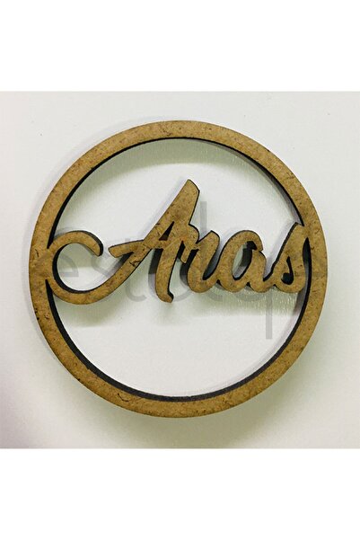 estölye Kapı Süsü Isme Özel Kasnak,makrome Çember,makrome Isimlik Ham Ahşap 3...