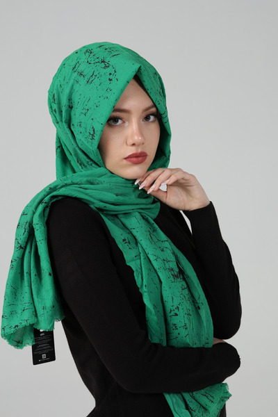 Ambargo شال |   شال نسائي |   شال جلدي مطبوع مصنوع يدويًا |   مقاومة للتجاعيد...