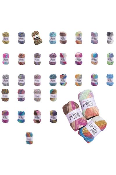 Yarnart Yarn Art Jeans Knitting Yarn 8204 Συσκευασία 3 τεμαχίων