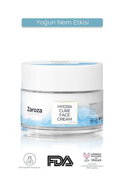 ZAROZA Hydra Cure Moisturizing Cream + Retinol Serum Set |   Intensive Moisture & Anti-Wrinkle Dual Set