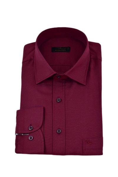 rasstmen Men's Classic Single Pocket Long Sleeve Shirt Bgl-St04335