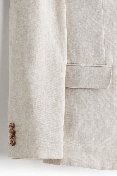 H&M Slim Fit Linen Jacket