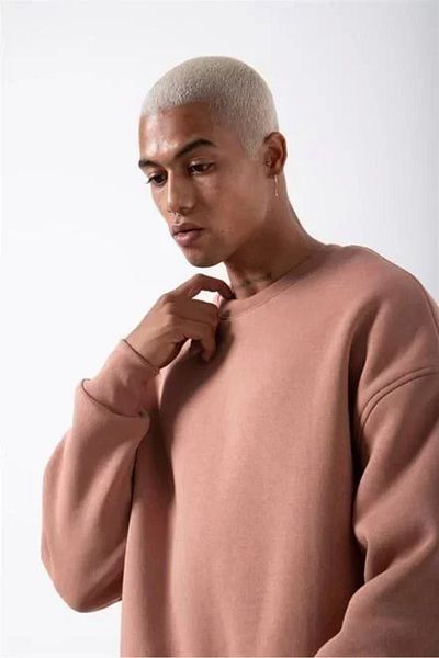 Modayakamoz Ροζ Unisex Crew Neck Φούτερ - Τρεις Κλωστές