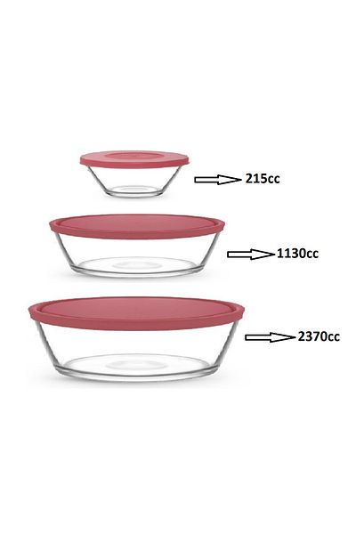 LAV Vega Storage Container Set (2370Cc-1130Cc-215Cc) - Feyzade