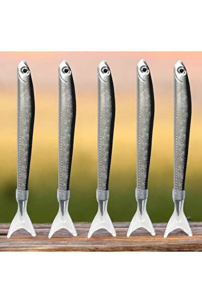 Genel Markalar Tükenmez Hamsi Kalem Gümüş Renk 5 Adet