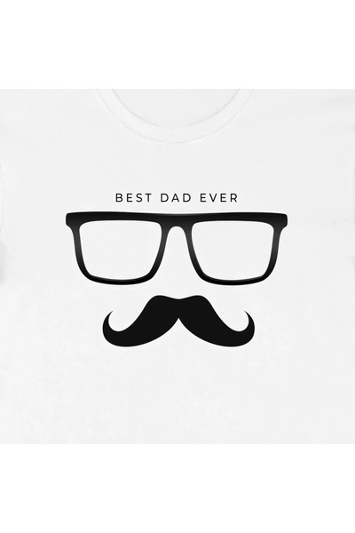 arswear Eyesof Father's Day Printed T-Shirt - White
