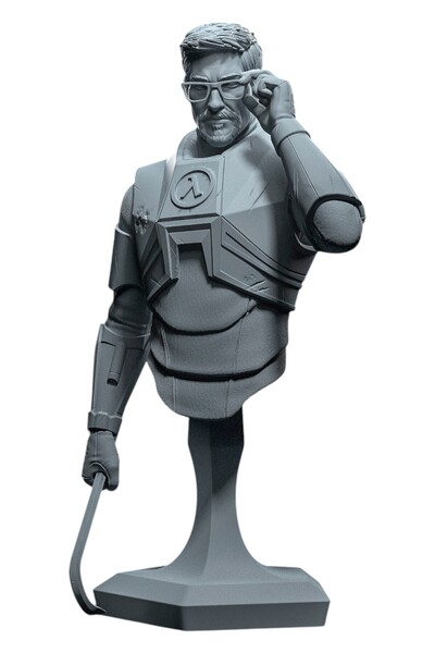 Miyazaki Premium Gordon Freeman Büstü | Half-Life Koleksiyonu