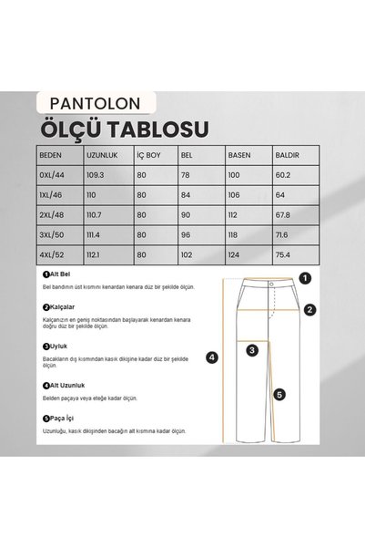 Noxter KADIN SİYAH DENİM PANTOLON BÜYÜK BEDEN