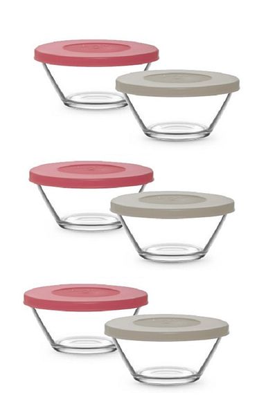 LAV 6 Pieces 215Cc Feyzade Vega Storage Container