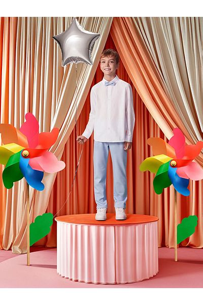 LC Waikiki Lcw Kids Blue Elastic Waist Boy's Pants