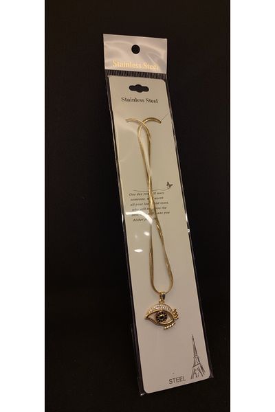Class Eye Patterned Necklace