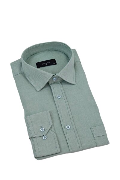 ADVANTE Чоловіча класична сорочка з довгими рукавами та однією кишенею BGL-ST04338