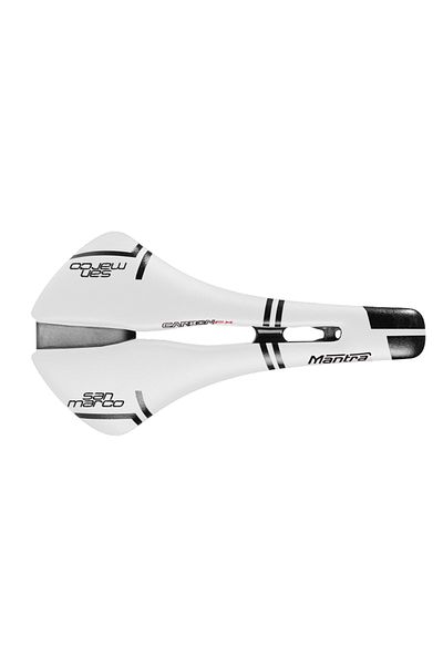 Choice WHITE Comfortable carbon bike saddle mantra cycling seat for man women rials 7mm x 9mm 143mm road bi