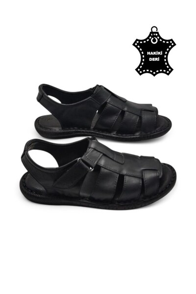 MAGIC SHOES Genuine Leather Orthopedic Men's Sandals