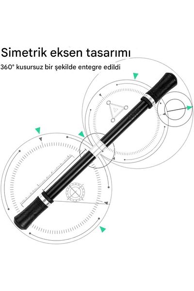 Spin Art Metal Spinning Pen - Balanced and High Quality Spinner Pen for Professionals 23cm X 1.6cm