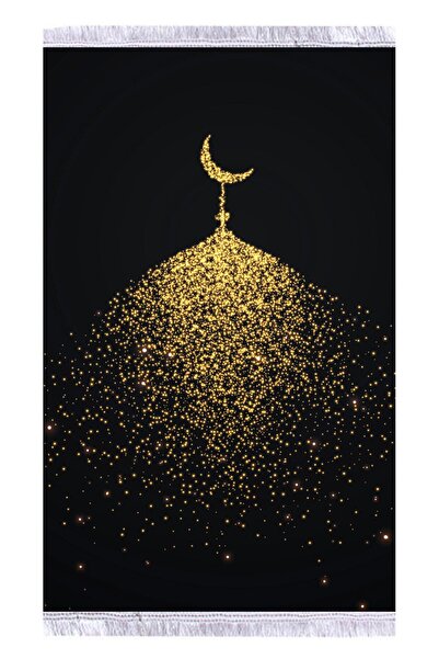 Carpetella Βελούδινο χαλί προσευχής που πλένεται, δώρο προίκασης, πτυσσόμενο (70X120cm)