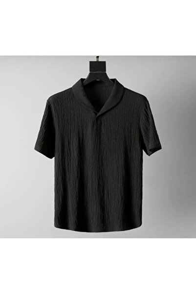 GBRO New Season Wrinkled Crinkle Fabric Summer Lycra Tshirt-Sweatpants Set