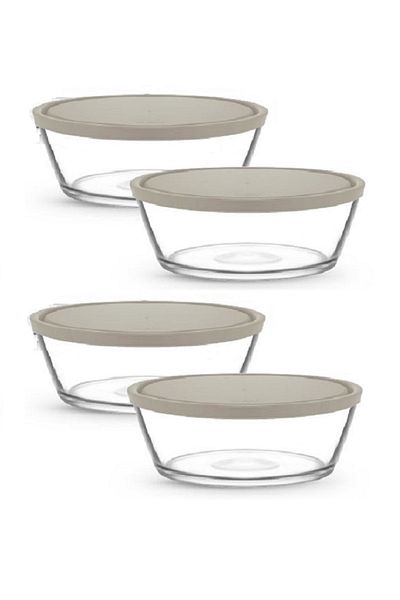 LAV 4 Pieces 1130Cc Feyzade Vega Storage Container