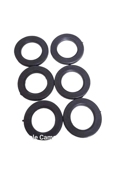 ÇEÇEN HOME (10 Adet) Sızdırmazlık Düz Conta 22 mm iç genişlik 15mm Sıcak Soğu...