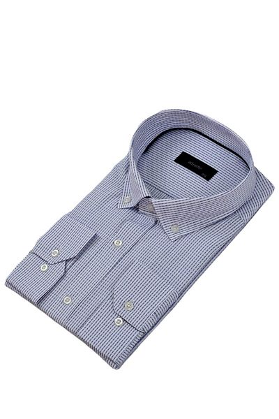 ADVANTE Men's Plus Size Classic Single Pocket Long Sleeve Shirt Bgl-St04341