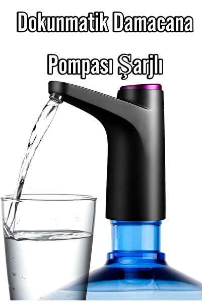 ESENLİWE Damacana Pompası Akıllı Su Pompası Dokunmatik Şarjlı  600 ml