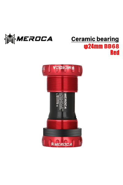 Choice Red BB68 BSA Bicycle Bearing Bottom Bracket BB68 mtb Mountain bike hol...