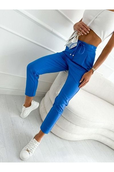 JANES Women's Two Thread Fabric Slim Fit Trousers
