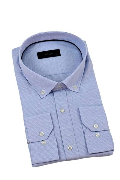 ADVANTE Men's Plus Size Classic Single Pocket Long Sleeve Shirt Bgl-St04342
