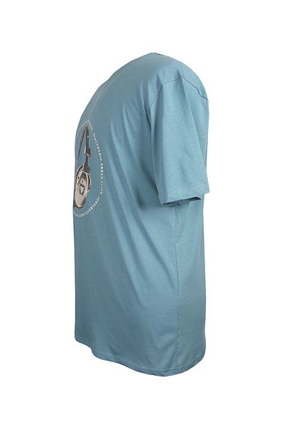 tambattal Men's Large Size Printed Crew Neck T-Shirt