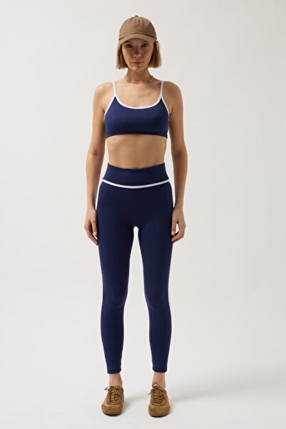 Bijuterria    High Waist Leggings with Piping Detail