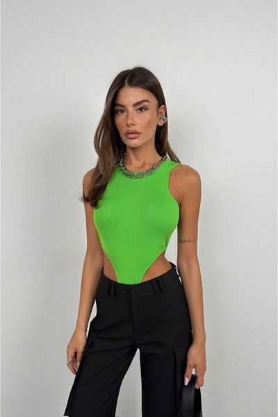 modaserdem    Window Detail Swimmer Bodysuit