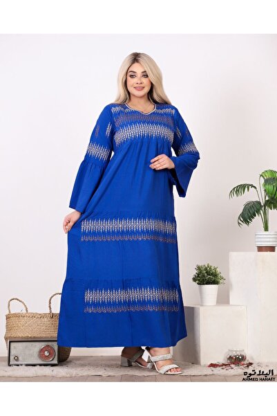 Genrics Comfortable and flowing embroidered cotton fabric reception jalabiya