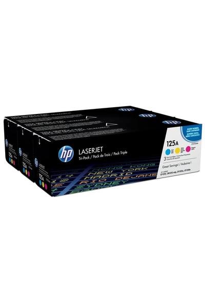Universal مجموعة حبر HP 125A الأزرق والأحمر والأصفر الثلاثية CF373AM CB541A-C...