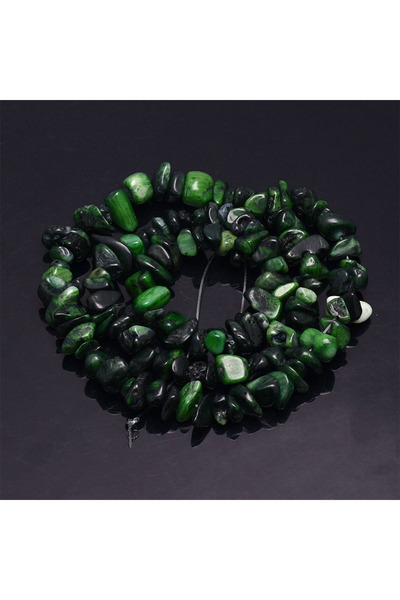 Choice الطول حوالي 39 سم من المرجان الأخضر 16 بوصة حبات حجر طبيعي رقائق حبات ...