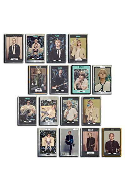 Güneş Kırtasiye BTS Jimin Muse Fotokart Set 18 Adet Fotokart