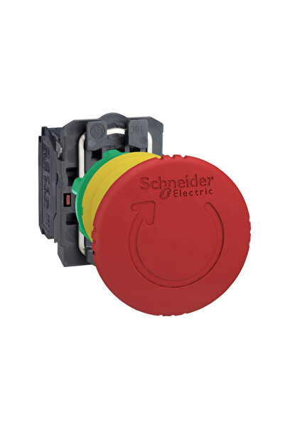 SCHNEIDER XB5AS8444 XB5AS8444 40mm 2NK KIRMIZI MANTAR ACİL STOP BUTONU
