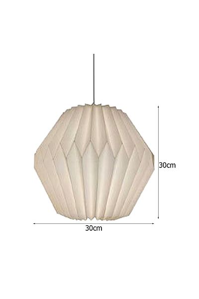 APWIKOGER Paper Lamp Cover E Nordic Creative Paper Lamp Cover Origami Lantern Hanging Lampshade Foldable Hangi