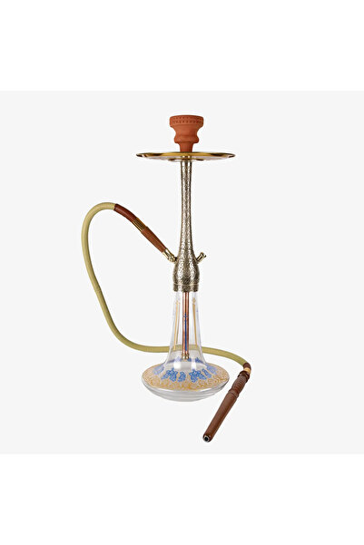 ALTUNLAR SHOP HOOKAH Vidalı Yaldızlı Şişeli Kahveci Nargile Takımı