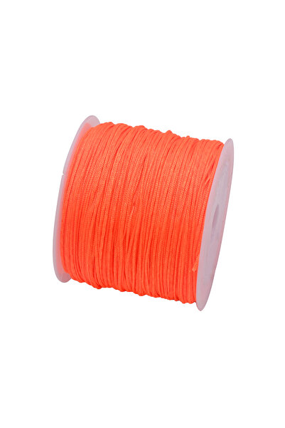 Choice 0.8 مم 45 متر برتقالي أصفر 50 ياردة 0.8 مم حبل نايلون للحرف اليدوية لص...