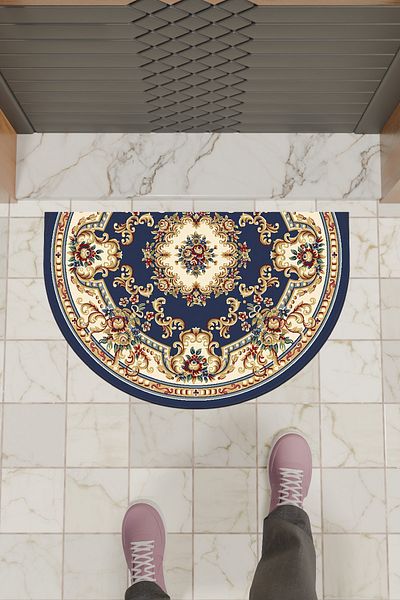 Rugmood Modern Digital Doormat Colorful Carpet Pattern Doormat - Front Door Mat