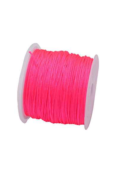 Choice حبل نايلون وردي فلوري بطول 50 ياردة، 0.8 مم، 45 مترًا، مصنوع من النايل...