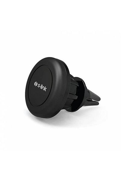 S-LINK Sl-At89 Universal Adjustable Black Air Conditioner Grille over Car Phone Holder