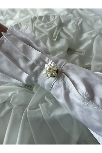 Balamony Büyük İncili Gömlek Düğmesi Kapağı (Düğme Aksesuarı 1 ÇİFT)