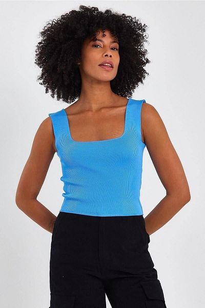 Butik Women's Blue Crop Athlete