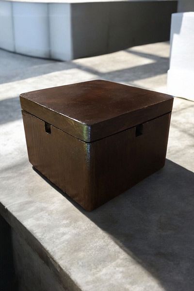 RocArt Home Дървен пепелник с капак