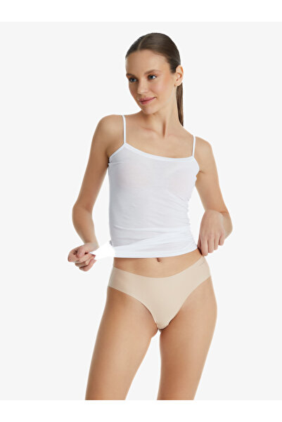 Blackspade Modal İz Yapmayan Kadın Slip 1663 - Ten