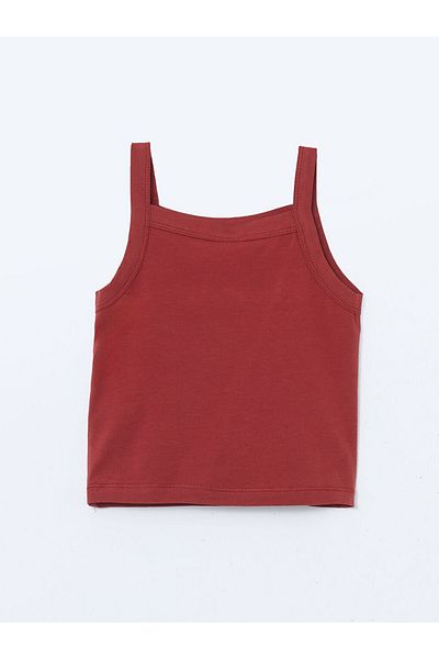 LC Waikiki New Season Square Collar Girl's Undershirt