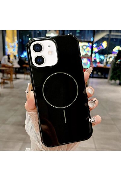 Rivor Apple iPhone 11 İçin Uyumlu Kılıf Kamera Korumalı İnce Magsafe Şarj Öze...