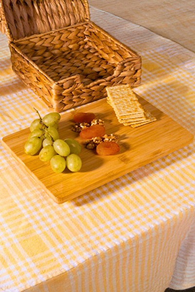 Woodcept Bamboo Retro Marble Stand + Serving Plate + Organizer + Riser + Large Size