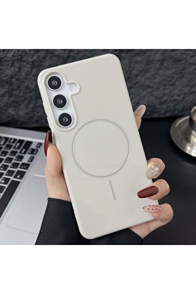 Rivor Galaxy S25 Plus & Galaxy S24 Plus Kılıf Kamera Korumalı İnce Magsafe Şa...